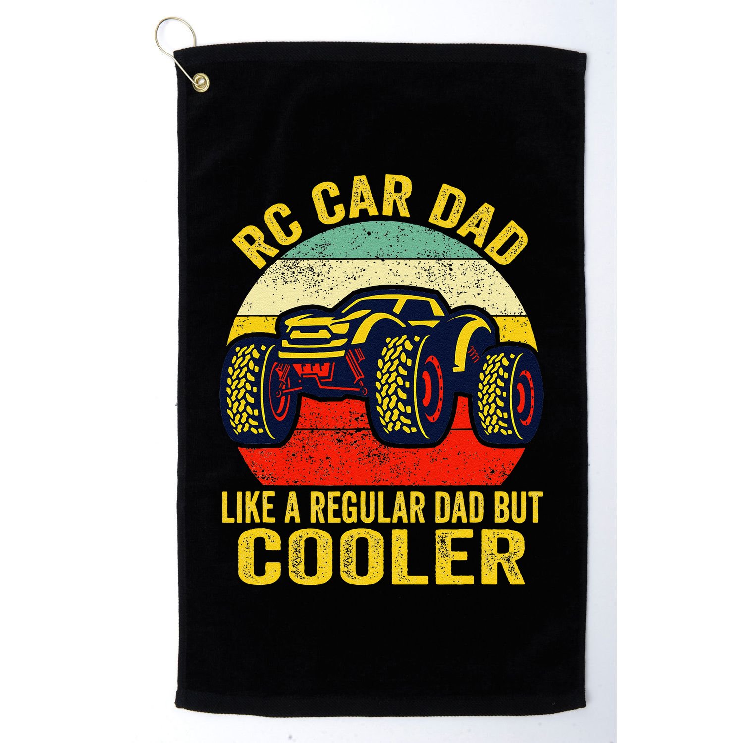 Rc Car Dad Just Like A Normal Dad Funny Rc Car Racing Racer Golf Towel