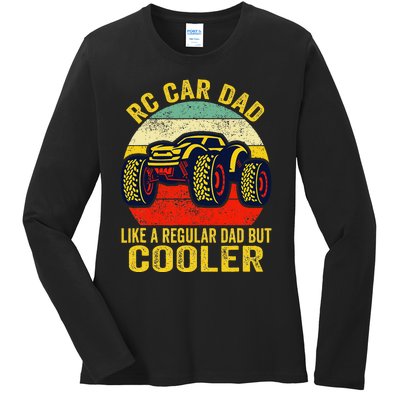 Rc Car Dad Just Like A Normal Dad Funny Rc Car Racing Racer Ladies Long Sleeve Shirt