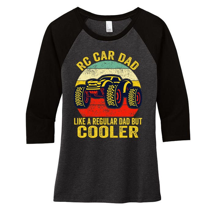 Rc Car Dad Just Like A Normal Dad Funny Rc Car Racing Racer Women's Tri-Blend 3/4-Sleeve Raglan Shirt