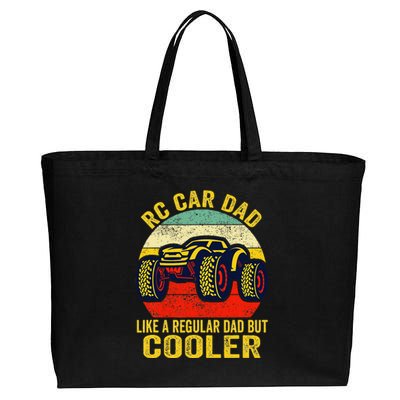 Rc Car Dad Just Like A Normal Dad Funny Rc Car Racing Racer Cotton Canvas Jumbo Tote