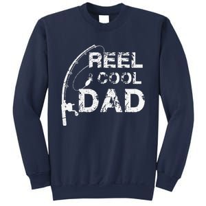 Reel Cool Dad Fishing Daddy Fathers Day Gift Sweatshirt