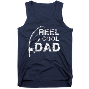 Reel Cool Dad Fishing Daddy Fathers Day Gift Tank Top