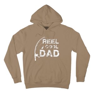 Reel Cool Dad Fishing Daddy Fathers Day Gift Hoodie