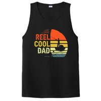 Reel Cool Dad Fisher Daddy Fathers Day Retro Vintage Great Gift PosiCharge Competitor Tank