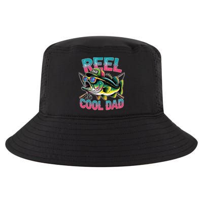 Reel Cool Dad Fishing Fisher Funny Fisherman Fathers Day Cool Comfort Performance Bucket Hat