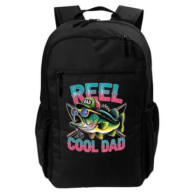 Reel Cool Dad Fishing Fisher Funny Fisherman Fathers Day Backpack