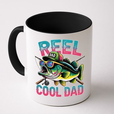 Reel Cool Dad Fishing Fisher Funny Fisherman Fathers Day Mug