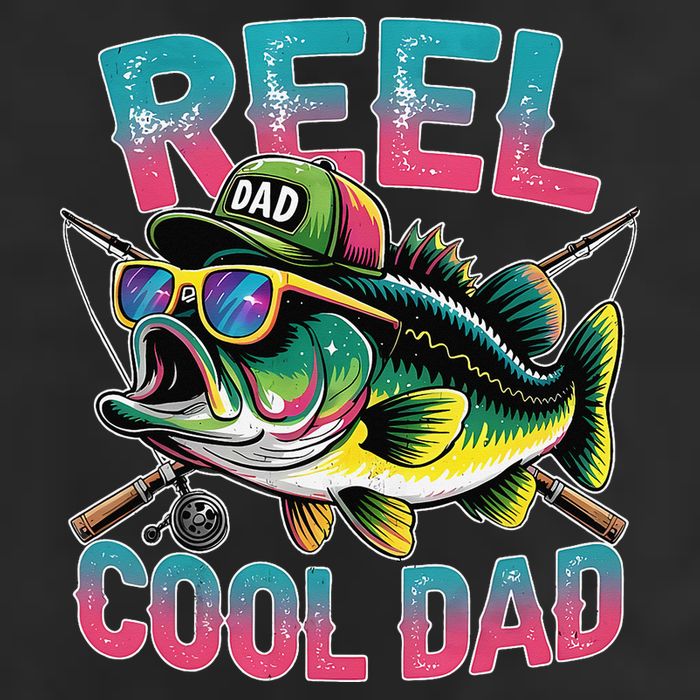 Reel Cool Dad Fishing Fisher Funny Fisherman Fathers Day 11oz C Handle Ceramic Mug
