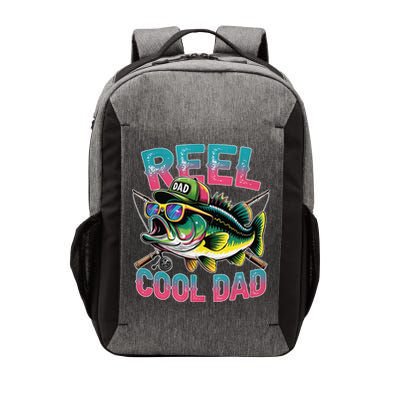 Reel Cool Dad Fishing Fisher Funny Fisherman Fathers Day Vector Backpack