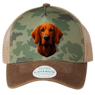 Redbone Coonhound Dog Legacy Tie Dye Trucker Hat