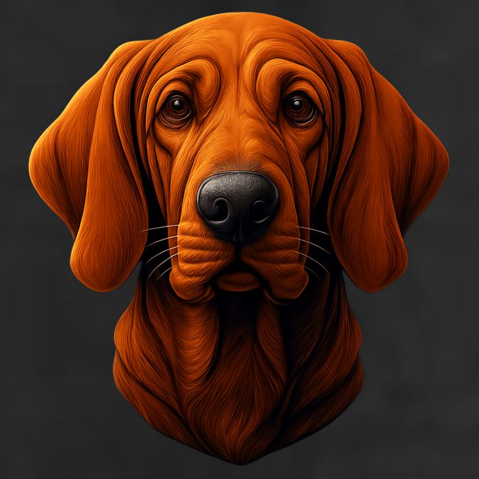 Redbone Coonhound Dog 25L Jumbo Tote