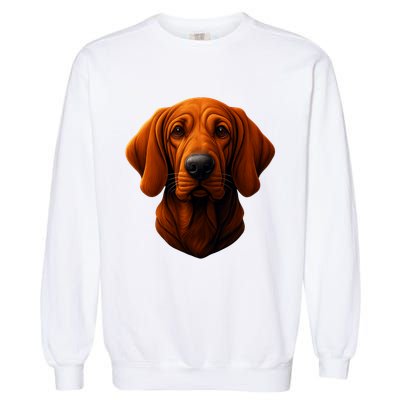 Redbone Coonhound Dog Garment-Dyed Sweatshirt