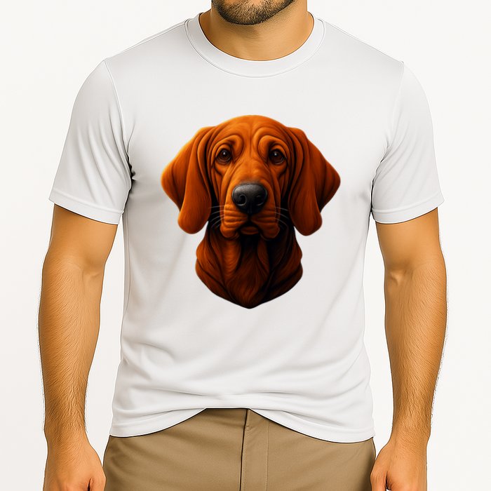 Redbone Coonhound Dog Cooling Performance Crew T-Shirt