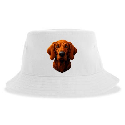 Redbone Coonhound Dog Sustainable Bucket Hat