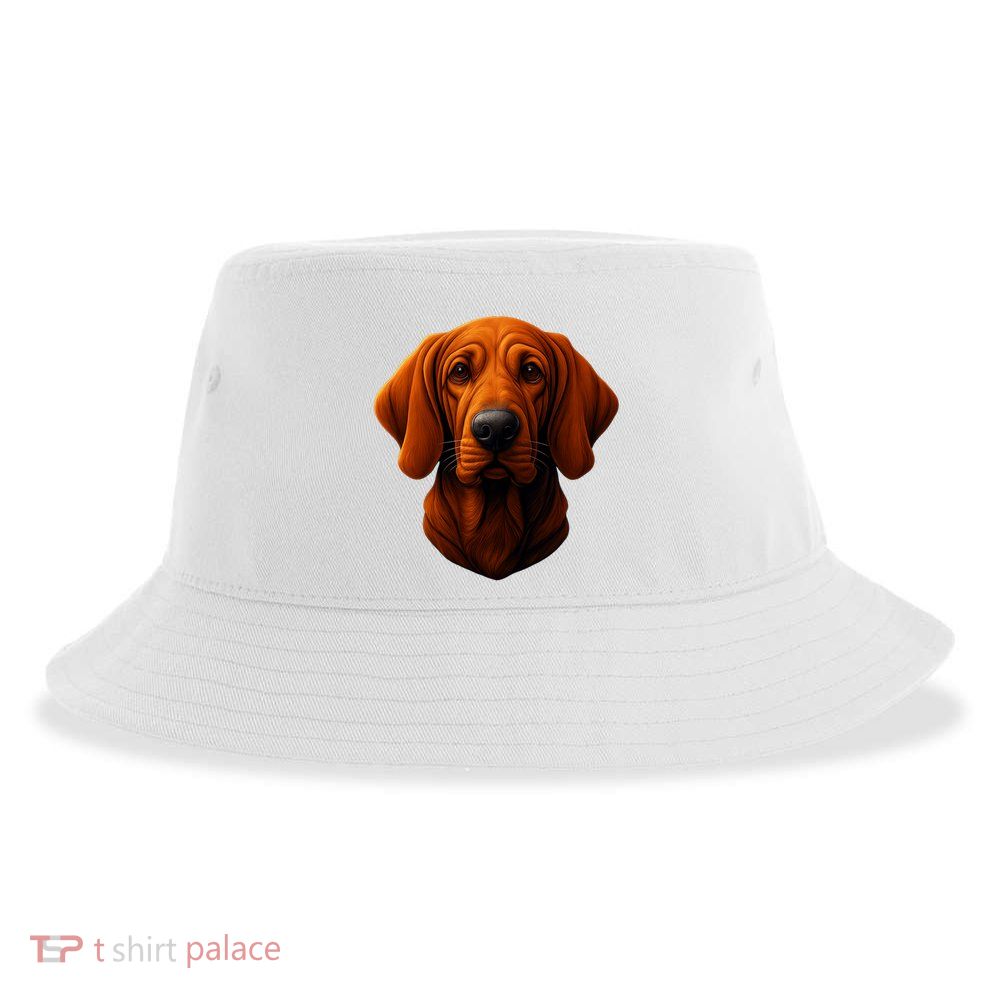 Redbone Coonhound Dog Sustainable Bucket Hat