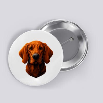 Redbone Coonhound Dog Button