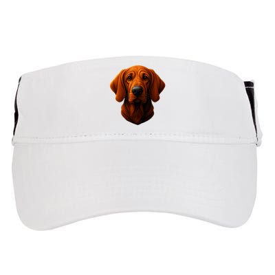 Redbone Coonhound Dog Adult Drive Performance Visor