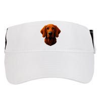 Redbone Coonhound Dog Adult Drive Performance Visor