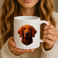 Redbone Coonhound Dog Mug