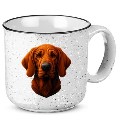 Redbone Coonhound Dog 15oz Campfire Ceramic Mug