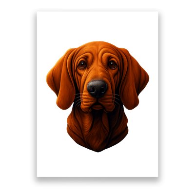 Redbone Coonhound Dog Poster