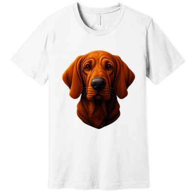 Redbone Coonhound Dog Premium T-Shirt