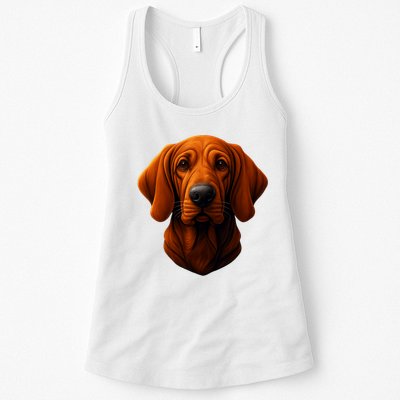 Redbone Coonhound Dog Womens Tank Top