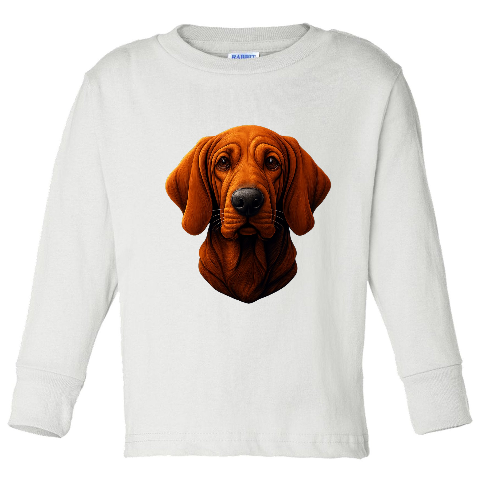 Redbone Coonhound Dog Toddler Long Sleeve Shirt
