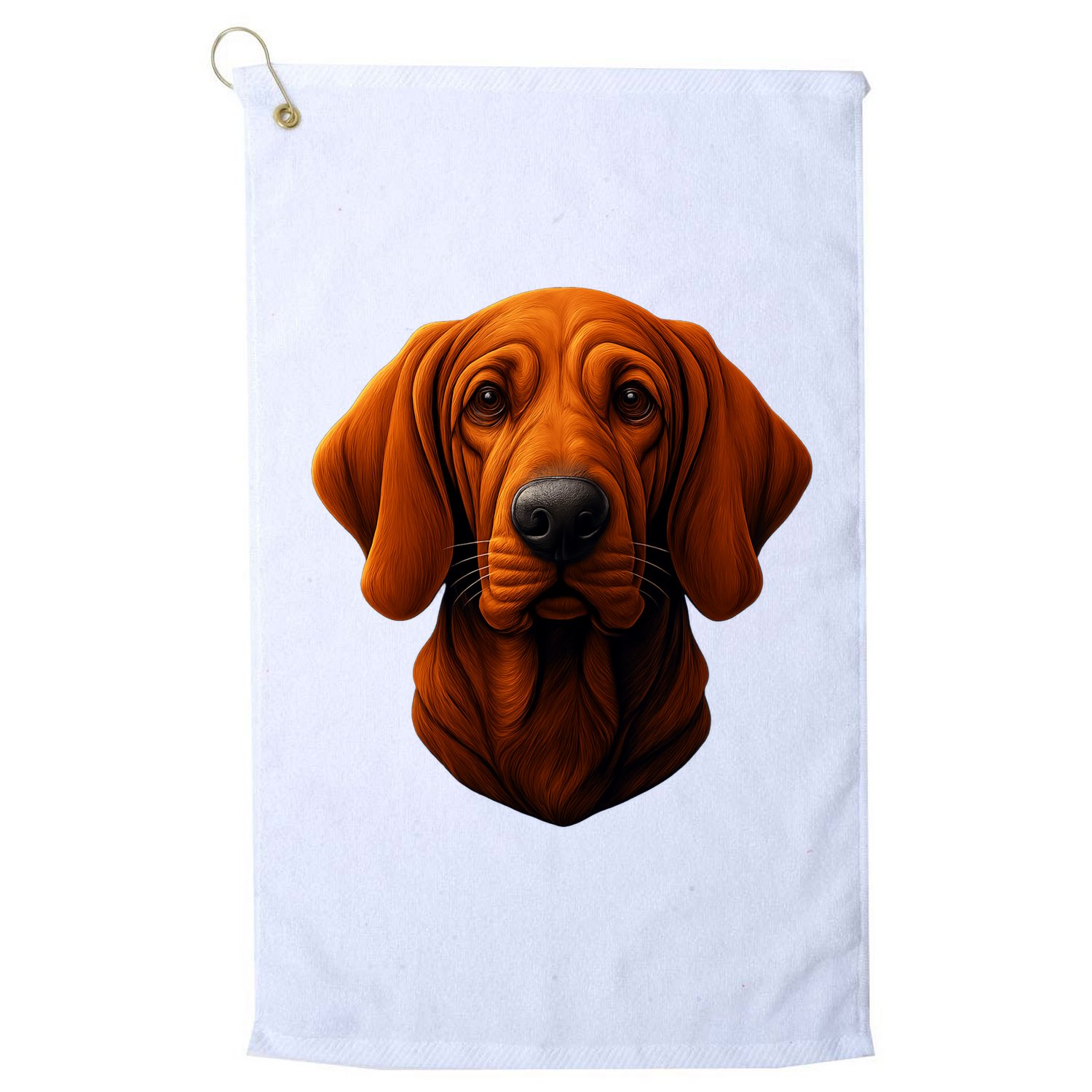 Redbone Coonhound Dog Golf Towel