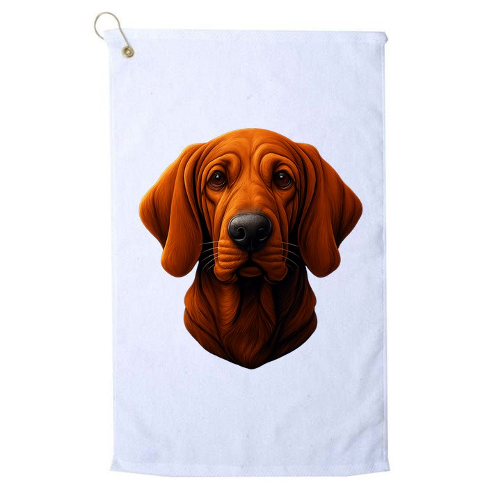 Redbone Coonhound Dog Golf Towel