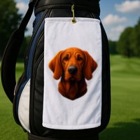 Redbone Coonhound Dog Golf Towel