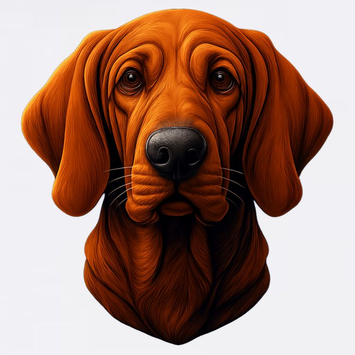 Redbone Coonhound Dog Visor