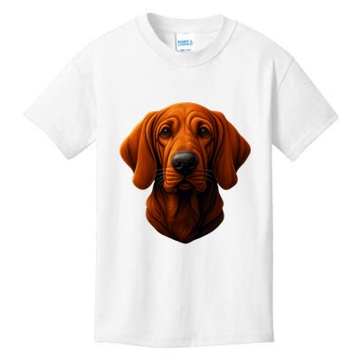 Redbone Coonhound Dog Kids T-Shirt