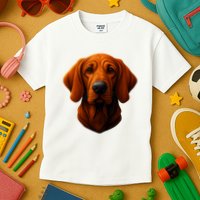 Redbone Coonhound Dog Kids T-Shirt