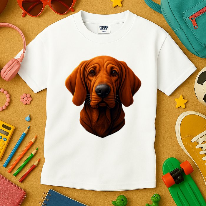 Redbone Coonhound Dog Kids T-Shirt