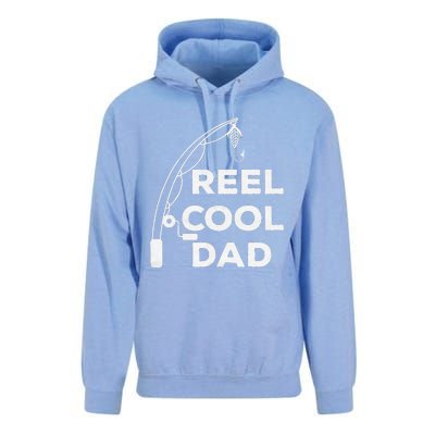 Reel Cool Dad Fishing Daddy Fathers Day Funny Unisex Surf Hoodie