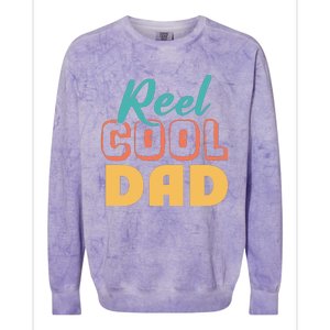 Reel Cool Dad Colorblast Crewneck Sweatshirt