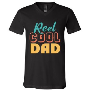 Reel Cool Dad V-Neck T-Shirt