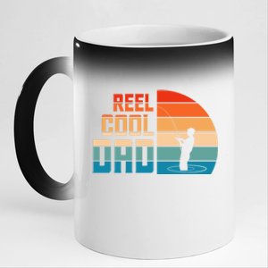 Reel Cool Dad 11oz Black Color Changing Mug