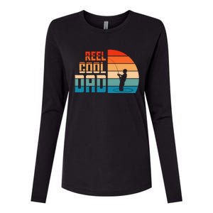 Reel Cool Dad Womens Cotton Relaxed Long Sleeve T-Shirt