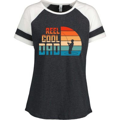 Reel Cool Dad Enza Ladies Jersey Colorblock Tee