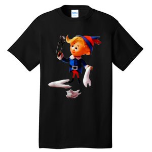 Retro Christmas Dentist Hermey The Elf Tall T-Shirt