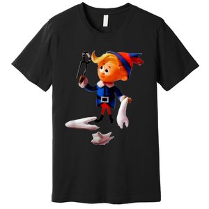 Retro Christmas Dentist Hermey The Elf Premium T-Shirt