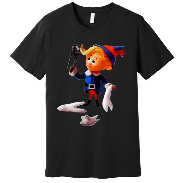 Retro Christmas Dentist Hermey The Elf Premium T-Shirt