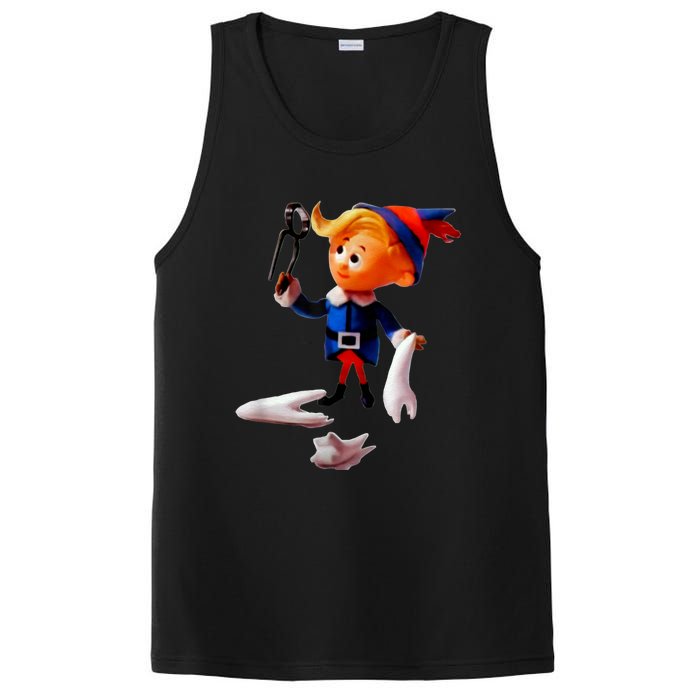 Retro Christmas Dentist Hermey The Elf PosiCharge Competitor Tank