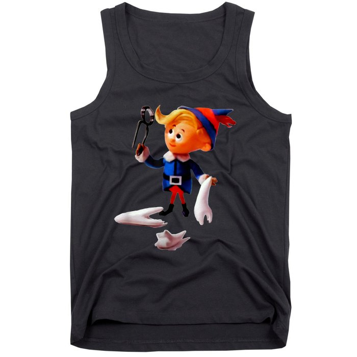 Retro Christmas Dentist Hermey The Elf Tank Top