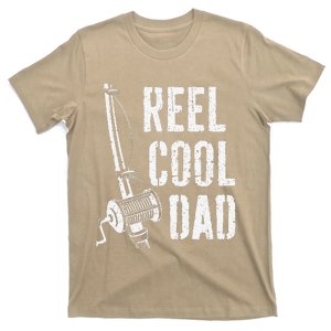 Reel Cool Dad Fishing Daddy Fathers Day T-Shirt