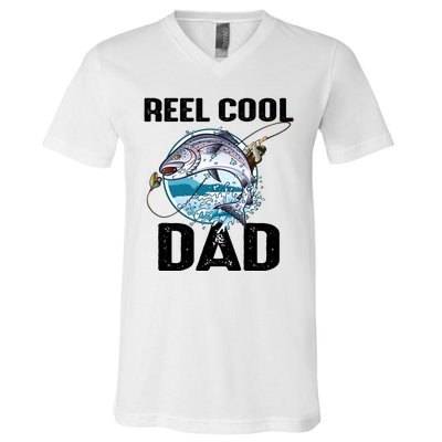 Reel Cool Dad V-Neck T-Shirt