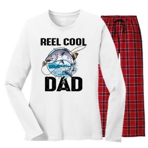 Reel Cool Dad Women's Long Sleeve Flannel Pajama Set 