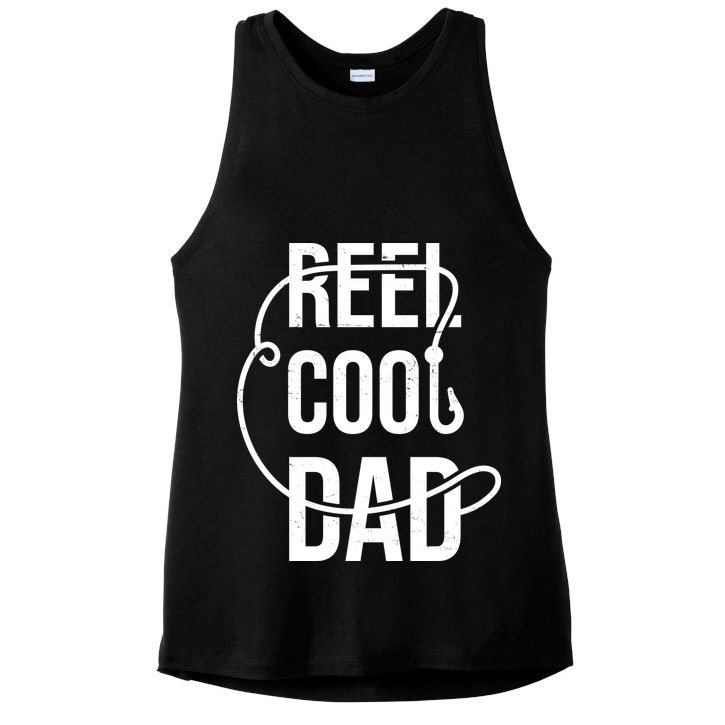 Reel Cool Dad Fishing Lover Gift Ladies PosiCharge Tri-Blend Wicking Tank